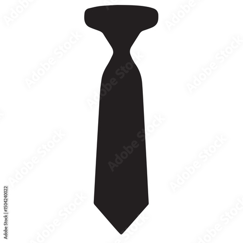 solid color knotted tie, men's accessory