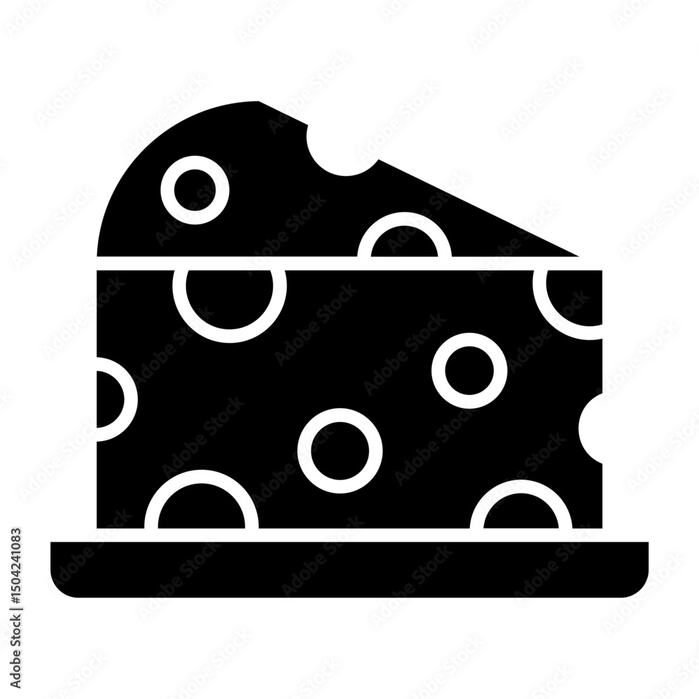 Obraz premium Cheese Icon