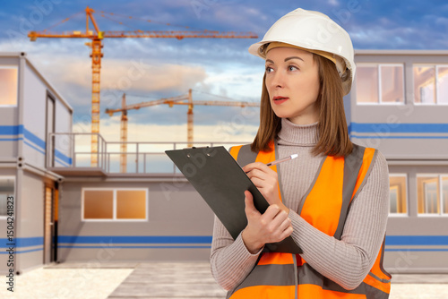 Woman construction manager....