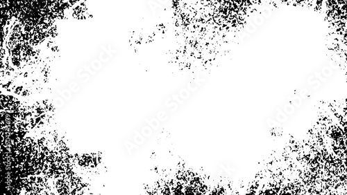 Abstract texture dirty and scratches frame. Dust particle and dust grain texture or dirt overlay use effect , Vector Illustration. Black isolated on white background. abstract, rough, retro, old,