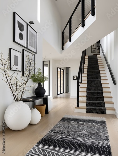 Hall d'entrée d'une maison moderne
