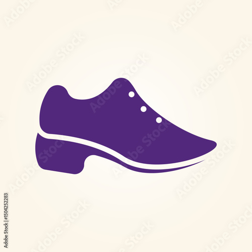 Shoe trendy artwork lovely abstract vector illustration colorful practical design