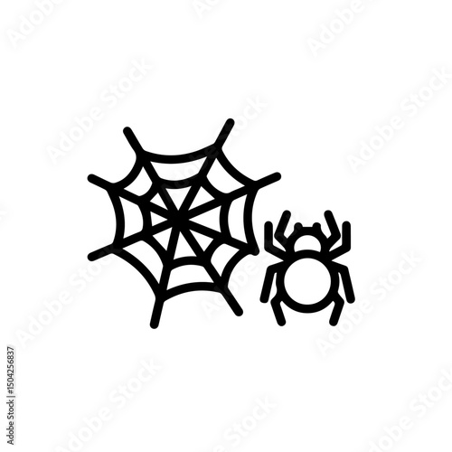 Spooky Halloween graveyard scene with bare trees and tombstones. Halloween illustration features dark silhouettes of spooky trees and old tombstones. This Halloween graveyard scene is perfect for part