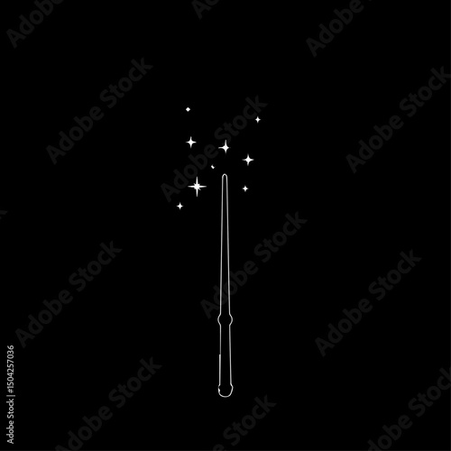 Spooky Halloween graveyard scene with bare trees and tombstones. Halloween illustration features dark silhouettes of spooky trees and old tombstones. This Halloween graveyard scene is perfect for part
