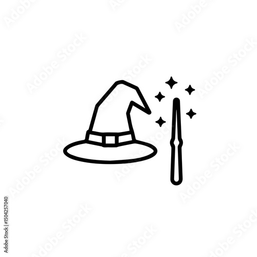 Spooky Halloween graveyard scene with bare trees and tombstones. Halloween illustration features dark silhouettes of spooky trees and old tombstones. This Halloween graveyard scene is perfect for part