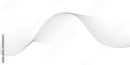 Premium abstract background design with wave line pattern texture in luxury pastel color.
