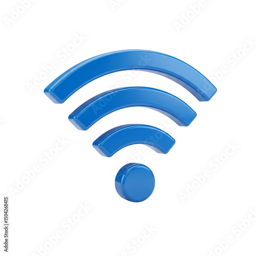 Wi-Fi Symbol isolated on transparent background