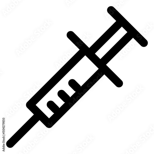 syringe vector icon illustration