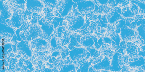 Wavy water surface of swimming pool