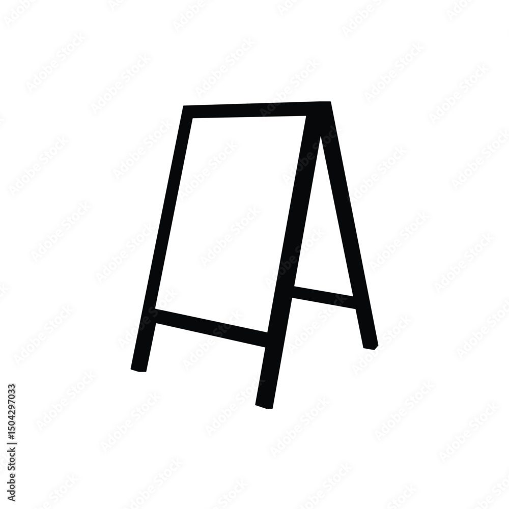 Monochrome Stand Bold Border Display Monochrome Stand Bold Border Display