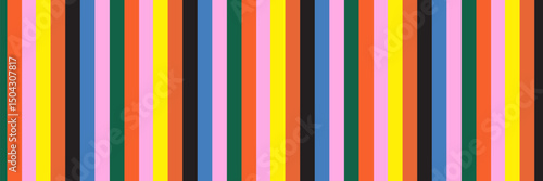 Memphis seamless geometric pattern. Multicolored abstract background in retro style of the 80s, 90s with various shapes