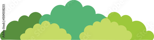 vector illustration of a bush