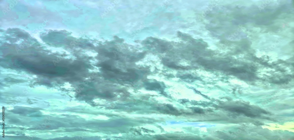 Obraz premium blue sky and clouds