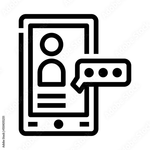 icon video call with style outline
