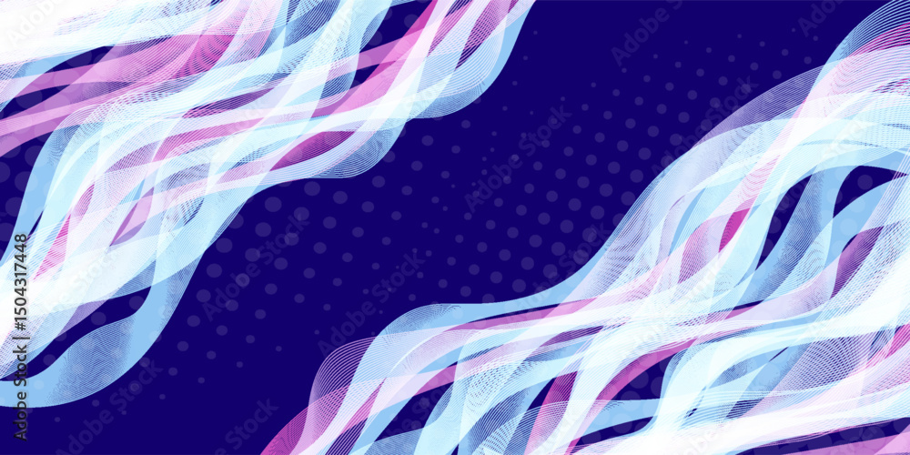 Fototapeta premium Geometric abstract background with colorful lines