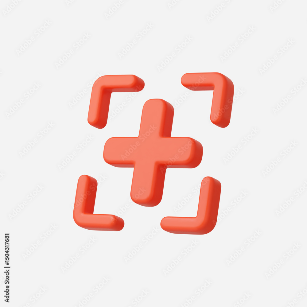 Obraz premium 3d Realistic More icon vector Illustration