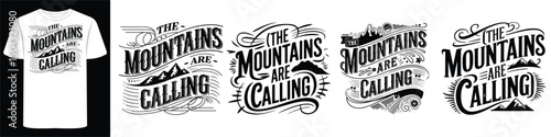 Retro Fashion & Hiking Typography for Adventure Clothing