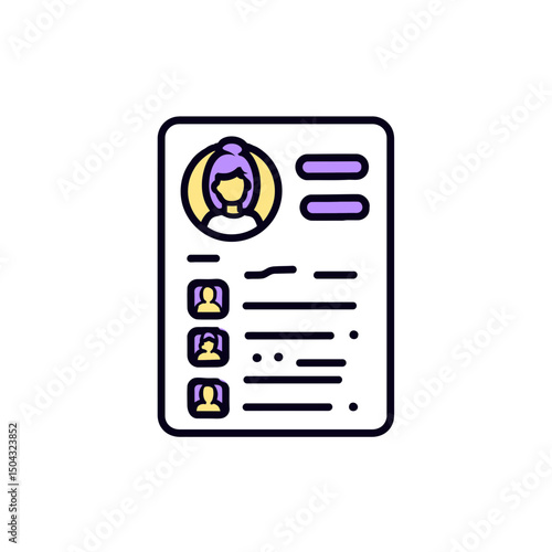 Candidate profile displays details in recruitment process listing skills