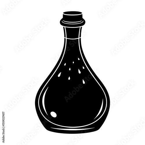 Molasses silhouette vector