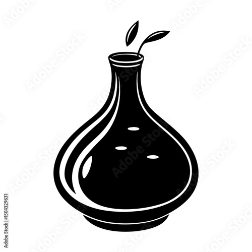 Molasses silhouette vector