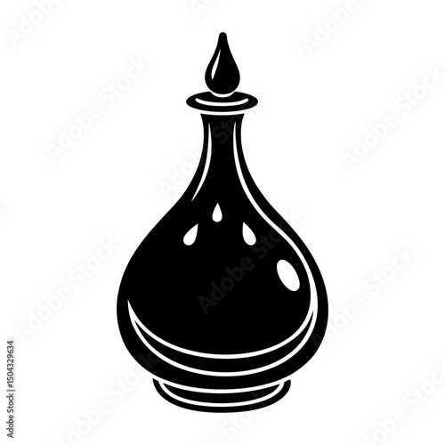 Molasses silhouette vector