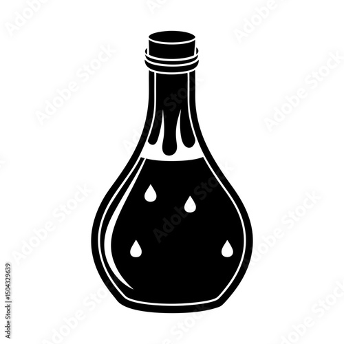 Molasses silhouette vector