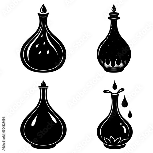 Molasses silhouette vector