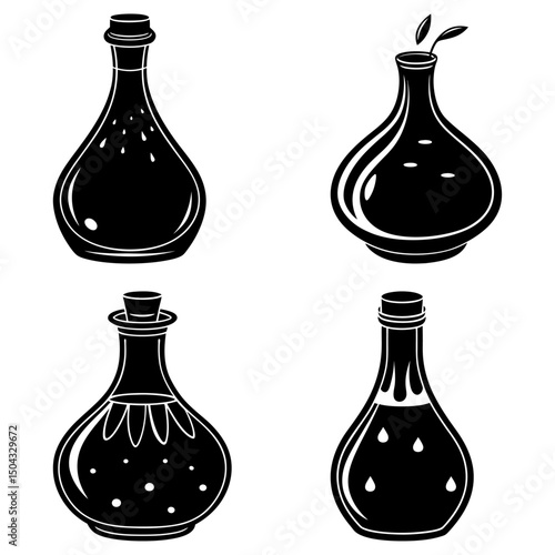 Molasses silhouette vector