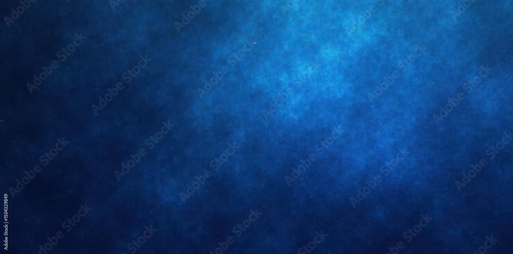 Fototapeta premium Abstract blue gradient pattern on dark metallic background Blurred texture , luxury, design