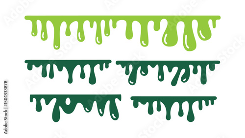 Dripping liquids fun graphic collection