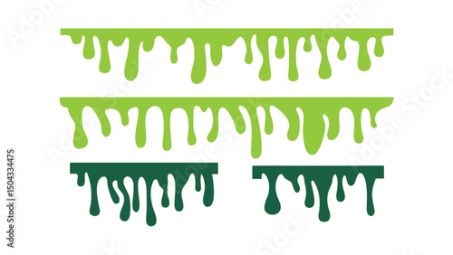 Dripping liquids fun graphic collection