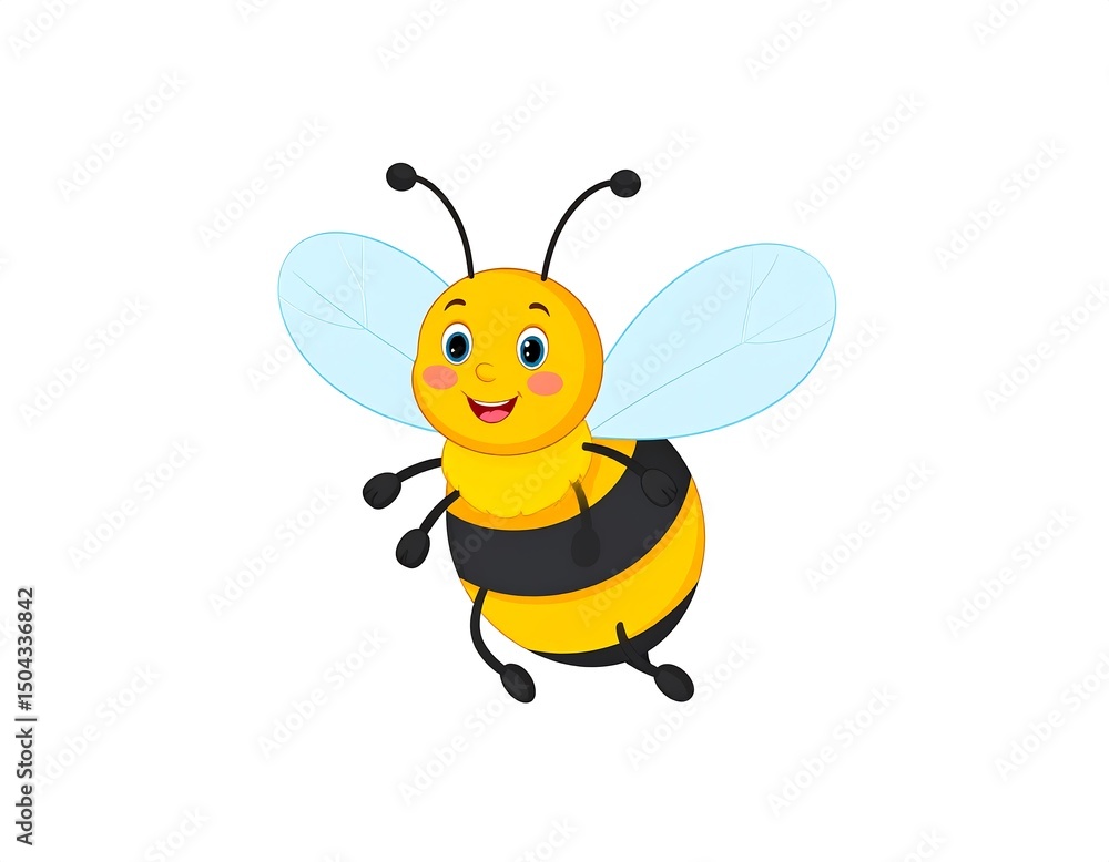 Fototapeta premium Cartoon bee illustration