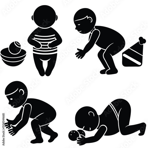 Baby Development Milestones Potty Training, Playing, and Growth Stages Illustrated