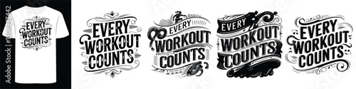 Athletic Streetwear Inspiration – Typography Fitness Shirt Designs