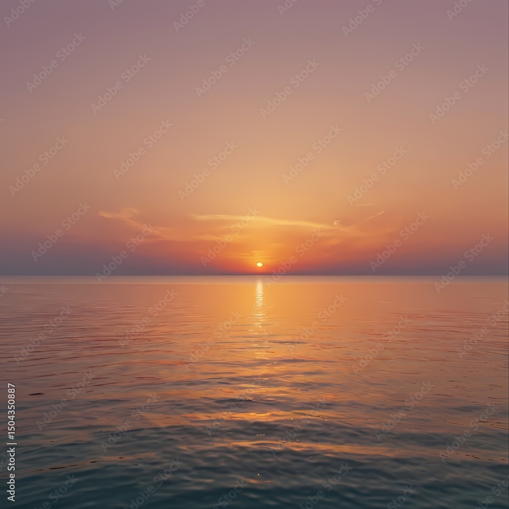 Obraz premium sunset over the sea