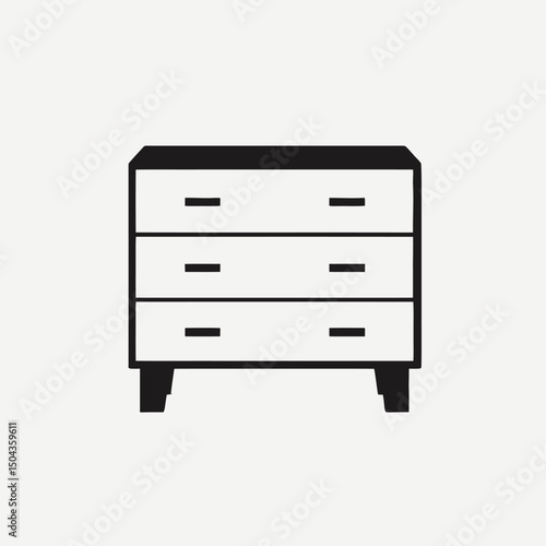Modern furniture chest dresser drawers cabinet storage bedroom home decor interior design contemporary minimalist style