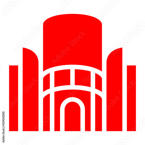 Office Building Vector Illustration – Modern Urban Business Center Design