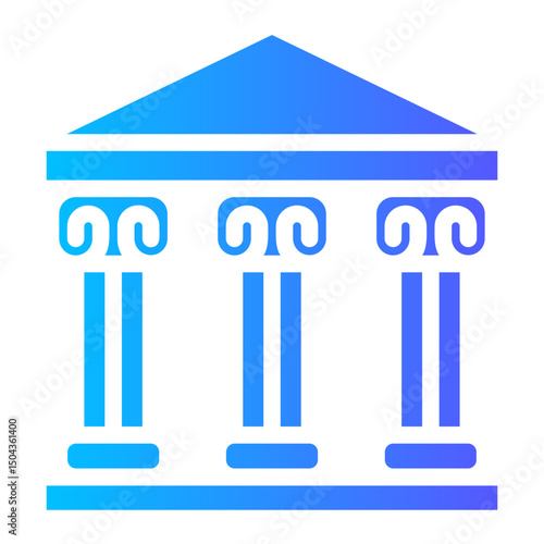 Courthouse Vector Illustration – Classic Government Building Design

