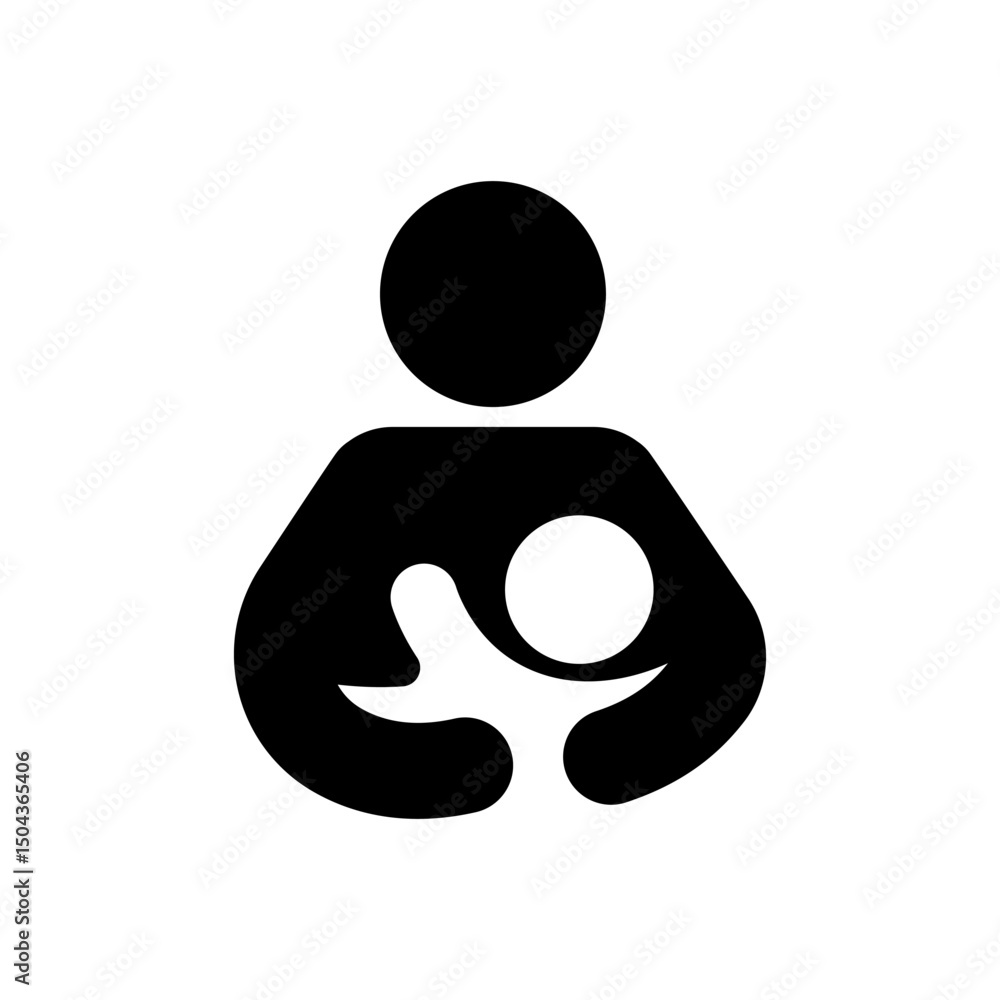 Breastfeeding icon set. Breastfeeding Friendly label. Baby care symbol. Mother and baby icons. Breastfeeding logo, badge, symbol, black, line, flat vector, isolated illustration. Breastfeeding icon set. Breastfeeding Friendly label. Baby care symbol. Mother and baby icons. Breastfeeding logo, badge, symbol, black, line, flat vector, isolated illustration.