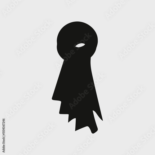 Black scarf fashion accessory neckwear elegant style winter warm apparel clothing soft fabric textile silhouette