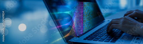 Fotografi datum, data, technology, ai, management, document, business, flow, analysis, inf