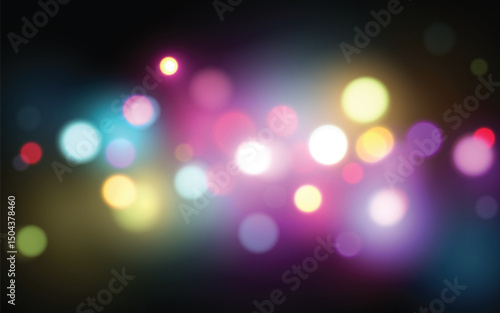 Pastel Bokeh Light Blur on Soft Blue Background
Abstract dreamy dots in pink, white, and cyan floating gently, Background decoration