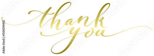 Thank you hand writen calligraphy vector eps