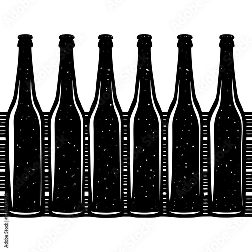 Beer silhouette vector perfect for product mockups, labels, ads, and commercial print use. Ideal for craft breweries and events.