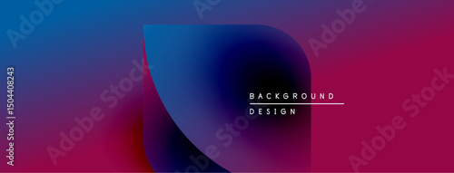Abstract gradient background. Blue, purple, pink hues blend smoothly. Minimalist design with text element background design. Modern aesthetic.