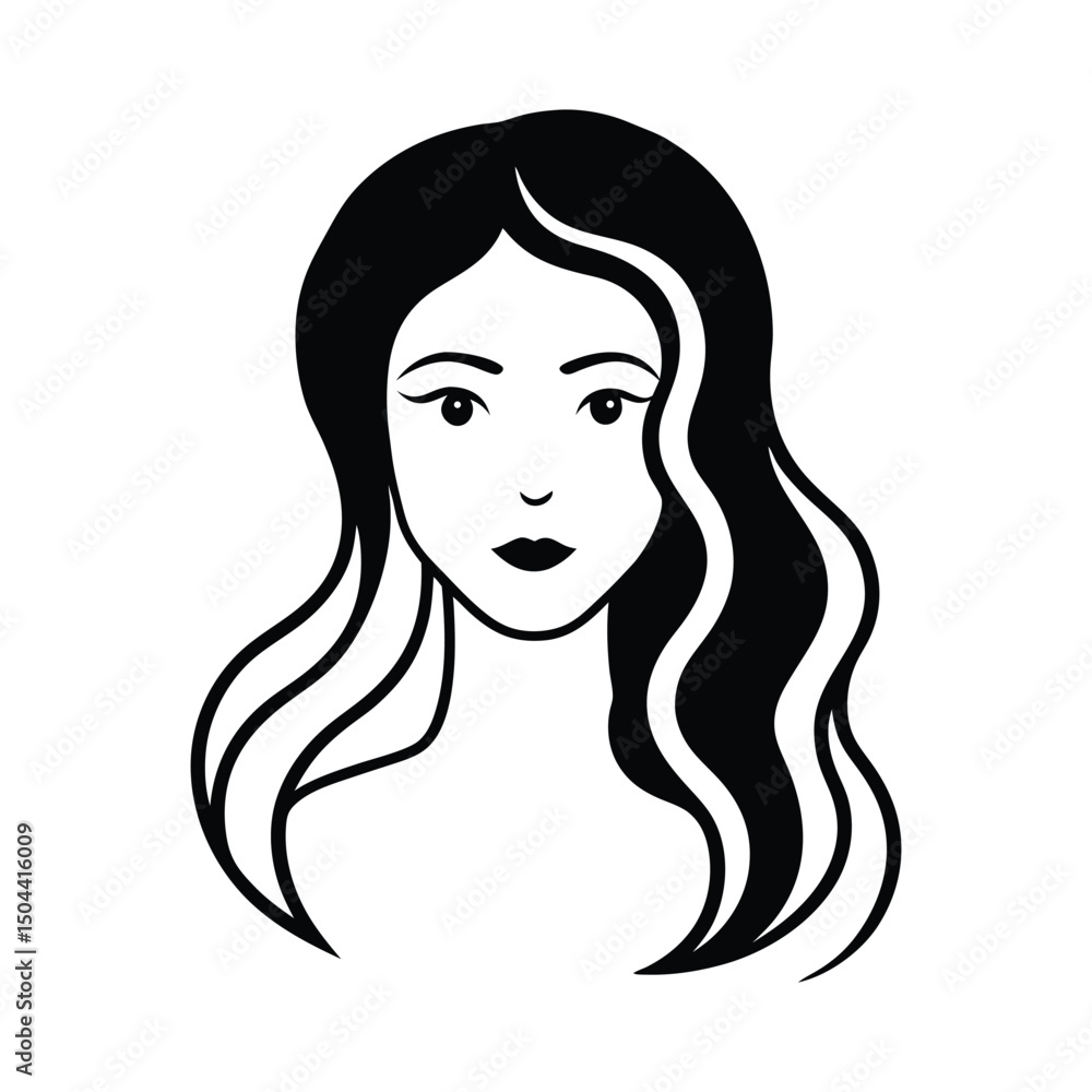 girl with long hair girl with long hair
