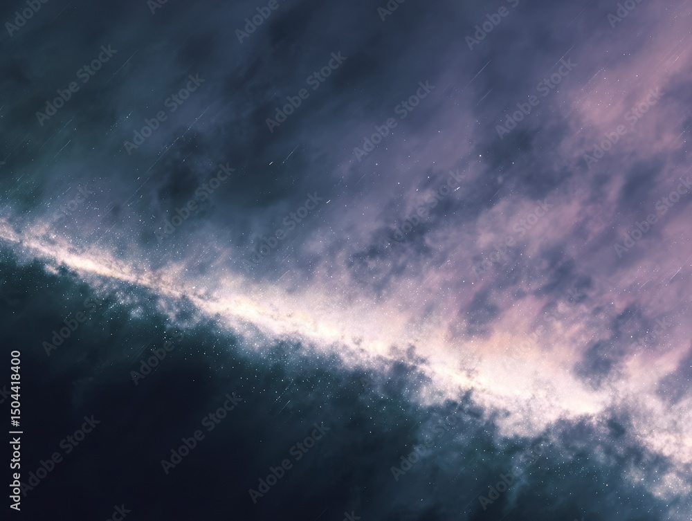 Obraz premium Ethereal Cosmic Cloud Formation