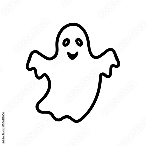 Halloween ghost vector