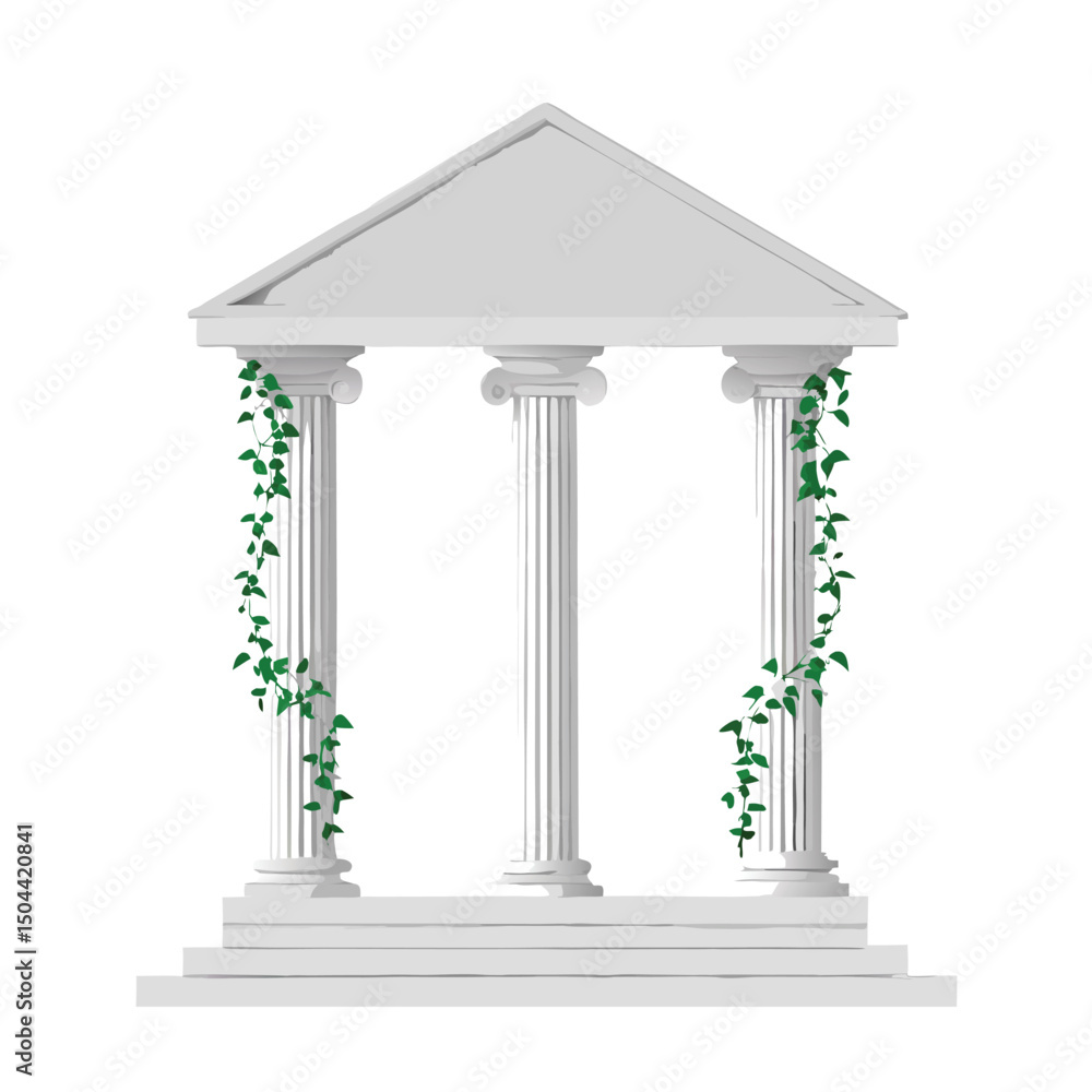 Obraz premium columns of the get vector