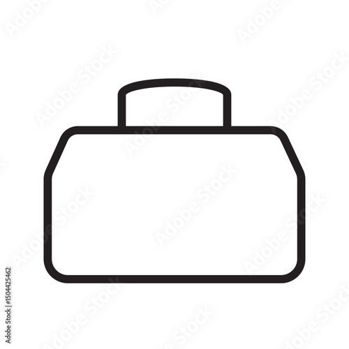 Bag icon, symbol of bag